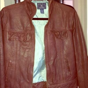 Authentic leather vintage jacket
